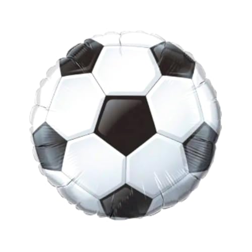 Image of Party Decorz Football Foil Balloon Set of 7pcs | Sports Balloon Party Pack | Football Theme Decoration Balloon Set(3 Football Foil Balloons + 2 Golden Star Balloons+ 2 Silver Star Balloons)