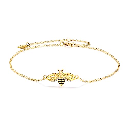 Bracelet for Women 925 Sterling Silver Gold Flower Sunflower Jewelry Birthday Gifts for Her