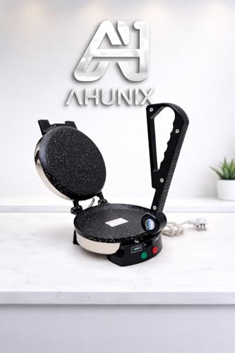 Image of Roti Maker, Multi Maker and Khakra Maker, Non-Stick Electric Flatbread Maker with Temperature Control, AHMM-01