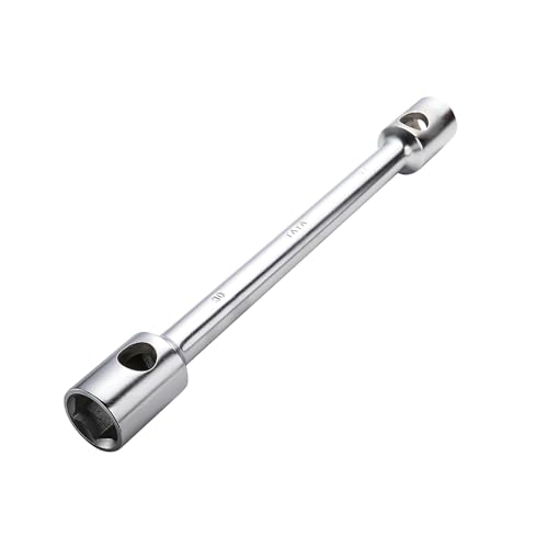 Image of AGRICO TATA Silver Finish Heavy Duty Two Way Wheel Spanner for Tractor, Truck and Automobiles For Home & Industrial Use, Garage| (27 X 31) 2.125kg |