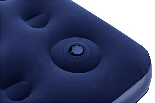 Bestway Single-Luftbett mit integrierter Fußpumpe 188 x 99 x 28 cm, Dunkelblau