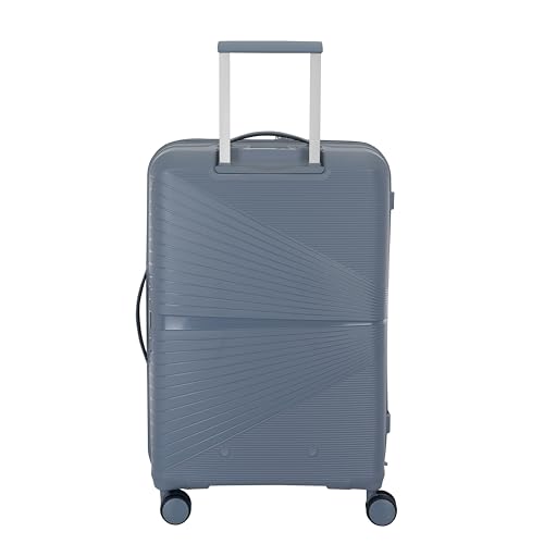 Image of American Tourister AIRCONIC2.0 SP 67 cm Meidum Check-in Polypropylene (PP) Hard 8 Wheels Spinner Luggage /Suitcase /Trolley Bag for Travel (Gray)