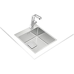 Fregadero Teka Pureline Fregadero Teka Forlinea Rs15 40.40 Color Inox Ref 115000020 Mueble De 50 Cm Doble Posibilidad De Instalación