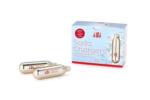iSi North America CO2 Soda Siphon Chargers, 8.4g Carbon Dioxide -...
