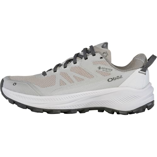 Oboz Women's Katabatic LT Low GTX Hiking Shoe, Drizzle, 10 Wide