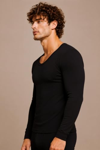 Image of Van Heusen Men Warmtech Thermal Top - Low Neck, Ultra Soft, Extra Warm