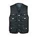 SFBJPZW Giubbotto da uomo confortevole Gilet multitasche Gilet da lavoro estivo light AG 3XL