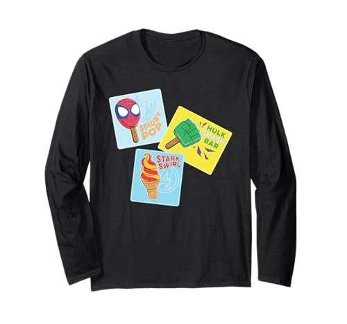 Spider-Man & Avengers Summer Beach Ice Treats Maglia a Manica crema