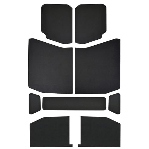 Design Engineering Boom Mat Black Sound Deadening Headliner Compatible with 4-Door Jeep Wrangler JL (2018-up)