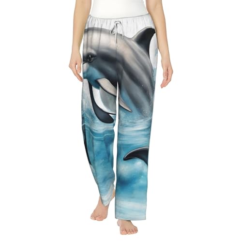 Vêtements de nuit confortables et pantalon de pyjama femme ample