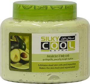 Silky Cool Face and Body Scrub 500 ml - Avocado