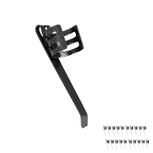 Clips pour lampe de poche en acier de 4,3 cm parfaits pour le camping
