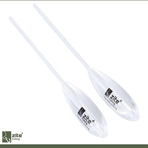Foto von Zite Fishing Sbirolino Posen 2er-Set | 10g Spirolinos Forellen-Angeln Langsam Sinkend | Schwimmer für Forellenköder wie Forellenteig und Trout Spoons