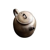 Teekanne, Retro-Keramik-Teekanne, japanischer Stil, Teekanne, 110 ml, Kaffeekanne, geeignet für den Außenbereich und zu Hause, Teebrühbehälter