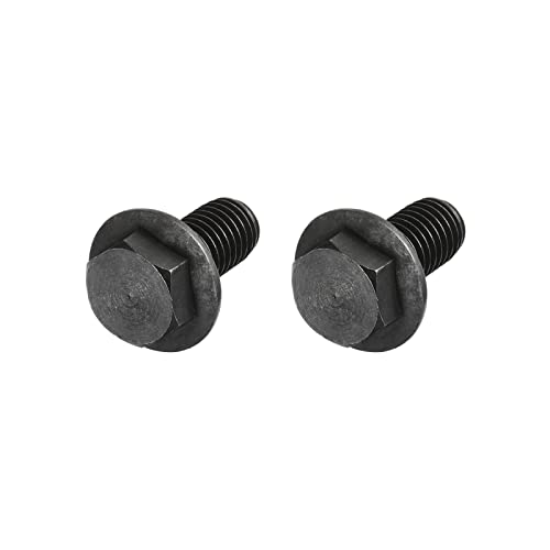 METALLIXITY Flanged Hex Head Bolts (M10x20mm) 2pcs, Hexagon Bolt Fully Thread Screw - for House Construction Hardware Fasteners