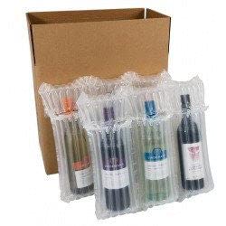 Parrett Storage - Six (6) Wine & Beer Bottle Airsac Kit - Postal Pack