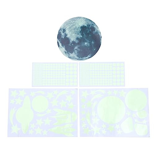 1Juego Pegatinas Luminosa de Pared Calcomanías Autoadhesivas para Decoración Infantil Ecológicas y Fluorescentes para Habitaciones Guarderías