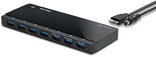 TP-Link USB 3.0 Micro B 7-Port Hub with 12V/2.5A Power Adapter and 1m USB3.0 Cable, Compatible with Windows, Mac OS X and Linux systems (UH700)