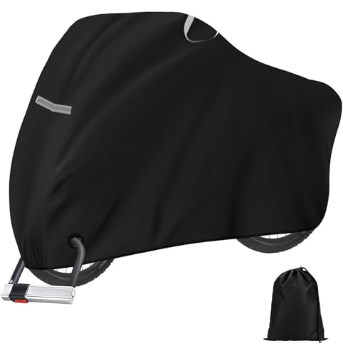 Motorrad Abdeckplane, 210D Wasserfestes UV-Beständiges Motorradgarage, Winterfest Motorradabdeckung Outdoor, Abdeckplane Motorrad für Motorroller Roller Moped, 245cmx105cmx125cm