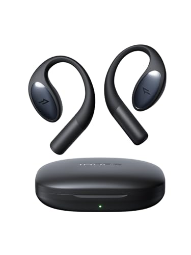 1MORE S51 Open Ear Wireless Bluetooth Headphones, Ultra-Comfort Balance AIR+ Earhook Headphones with AI ENC Mic, HD Sound&Noise-Cancelling Calls, 40H Playtime, Bluetooth 5.3&IPX5, App Control, Black