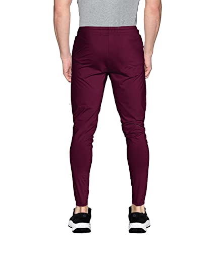 Image of AVOLT Men Slim Fit Lycra Blend Track Pants