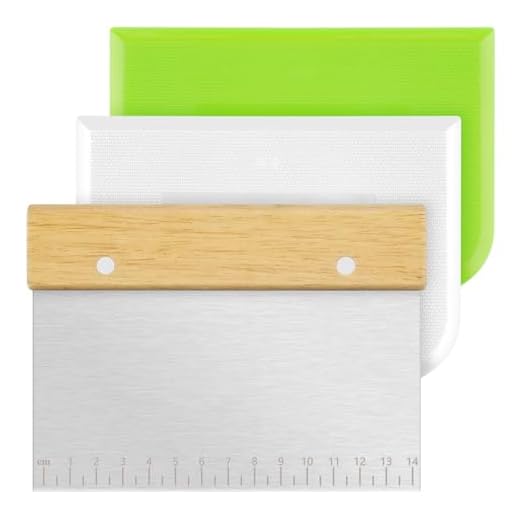 Versatile Dough Scraper Cutting Set