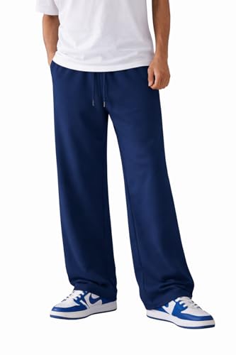 Image of Rockwell Men's Baggy Sweatpants | Cotton Terry Relaxed Fit Joggers for Men | Oversized Streetwear Track Pants | Casual Gym & Everyday Wear| 027