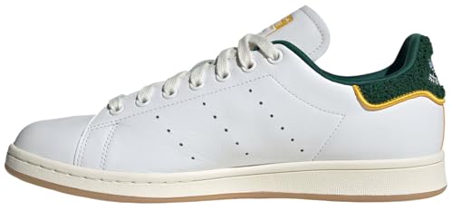 adidas Stan Smith Shoes Men's, White/Off White/Dark Green, Size 10