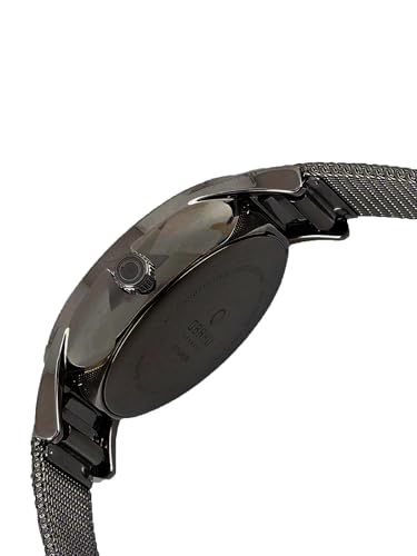 Image of Obaku Tang Smokey Analog Gray Dial Men's Watch-V260GXUUMU