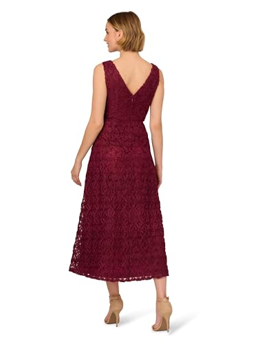 Adrianna Papell Women's Soutache Embroidery Midi Dress2