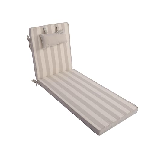 LILENO HOME Sonnenliege Auflage mit Kopfkissen (1er Set)