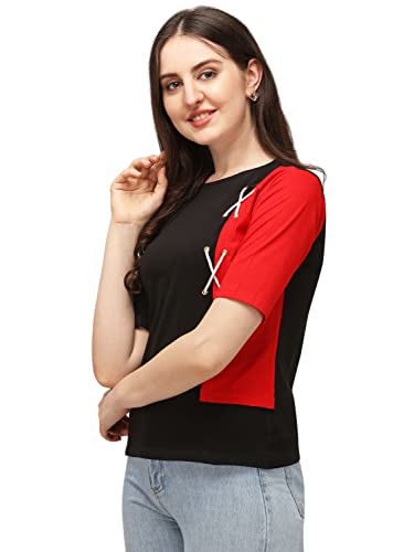 Image of Leriya Fashion Women Dori Design Top with Cap Sleeves for Office Wear, Casual Wear, Under 399 Top for Women /Girls Top