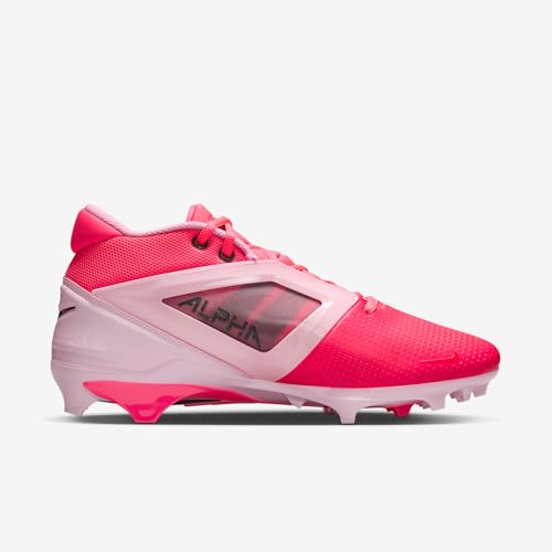 Nike Alpha Menace 4 Pro Football Cleats (HJ4568-600, Racer Pink/Pink Foam/Dark Smoke Grey/Dark Grey)3