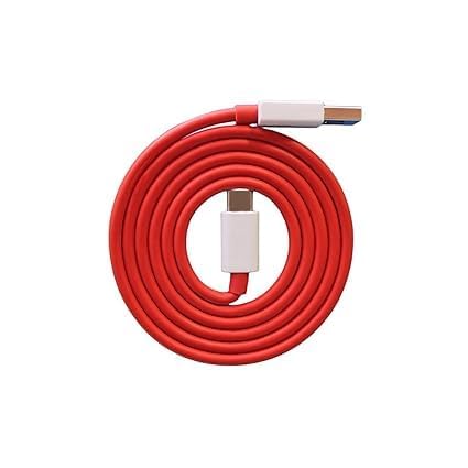 Image of Original 80W USB Type C Fast Charging Data Cable Dash /Wrap /SuperVooc Compatible with Oneplus 11 /11R /10 /10 Pro /10R /10T /9 Pro /9 RT /9R /8 Pro /8T /7 /7T /6 /5 and Nord 1 /2 /3 /Ce Series. (VIP-168)