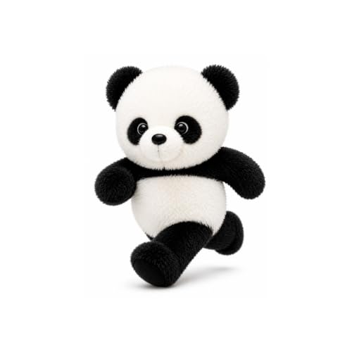 Image of Flufies Plush Soft Toys for New Born Baby and Baby Boy - Soft and Easy Wash Plush - Huggable Plush Toys for Girls and Boys - Soft Toy for Home Decor (Running Plushie - Panda)