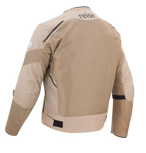 Image of Reise - Rizo Urban Mesh Jacket - Lightweight | High-ventilation riding jacket | CE-certified armor for enhanced protection | Exceptional comfort | Daily commutes and weekend rides - Sand Color