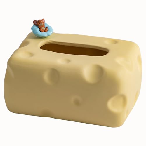 JTBDWOSK Beige, Scatola di Fazzoletto di Plastica Dispenser di Fazzoletti Cosmetici, Porta Fazzoletto Decorativo, Tovagliolo Dispenser Organizer