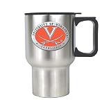 Heritage Pewter Marshall Thundering Herd 14 oz. Travel Mug | Insulated Tumbler for Coffee, Beverages | Intricately Crafted Metal Pewter Alma Mater Inlay