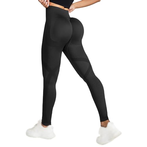 Anti Cellulite Leggings 3D Compression Resistance Band Leggings Women Tummy Control Butt Lifting Gym Yoga Pants Black