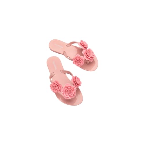 Image of mini melissa Mar Girls Sandals - Bubble Jelly Sandal, Summer Sandals for Girls, Adjustable Ankle Strap, Kids Jelly Shoes