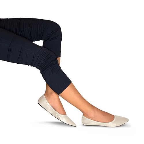 Image of Foldable Flats for women, Casual Business Shoes for Travel, Office, Events