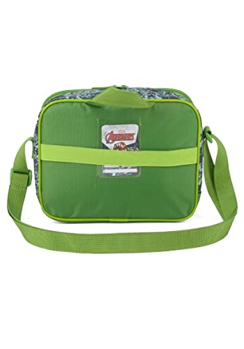 Kit Mochila de Rodinha Infantil Masculina hulk vingadores 38002