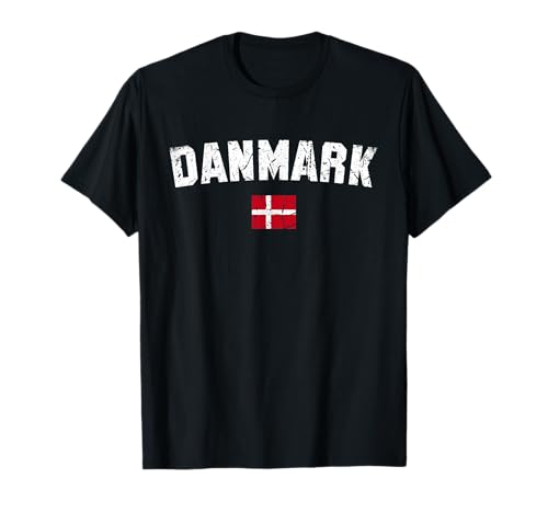 DÄNEMARK Flagge | Damen Herren Kinder DÄNEMARK T-Shirt