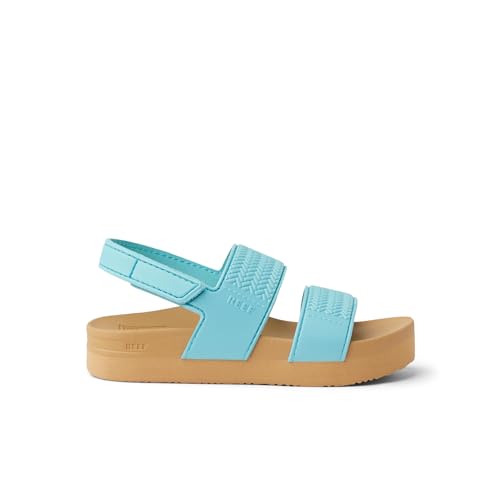 Image of REEF Girls Toddler /Little Kid Water Vista Platform Sandal, Water Friendly, Adjustable Strap