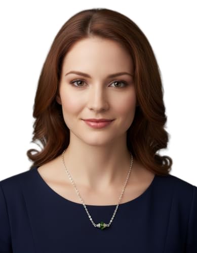 Lana Lang Green Kryptonite Necklace - Everyday Wear & Costume - Crystal Pendant With Silver Chain - TV Show Prop Jewelry Gift3