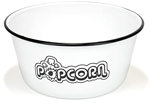 Red-Co-Set-of-2-Extra-Large-Enamelware-Metal-Classic-4-Quart-Mixing-Serving-Popcorn-Bowls-WhiteBlack-Rim Red Co Set of 2 Extra Large Enamelware Metal Classic 4 Quart Mixing Serving Popcorn Bowls WhiteBlack Rim
