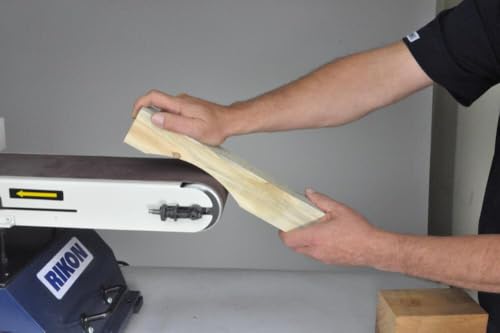 Rikon Power Tools 50-151 Belt Sander with 5" Disc, 1" x 30", Blue for Woodworkers in Workshop Settings Reduces Labor Effort with Heavy-Duty Sanding Capabilities, 1000 x 30 Inch Model Heavy-Duty Belt Sander, 1" x 30"