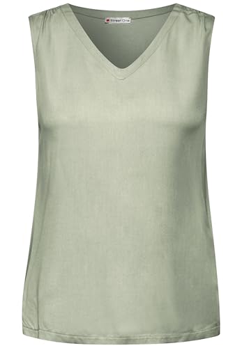 Mélange de matières Street One A321464 femme 42 vert moss green confortable