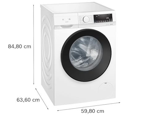 Siemens WG34G2070 iQ500 Volautomatische wasmachine, 8 kg, 1400 rpm, speedPack L - programma's versnellen, anti-vlek-systeem voor hardnekkige vlekken, outdoor-programma, led-display - Afbeelding 4