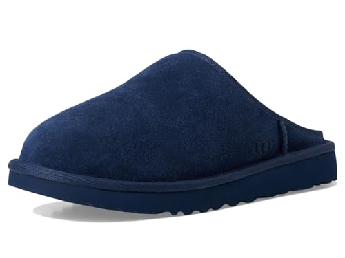 Image of UGG Men's Classic Slip On Slipper, Deep Ocean, 6
